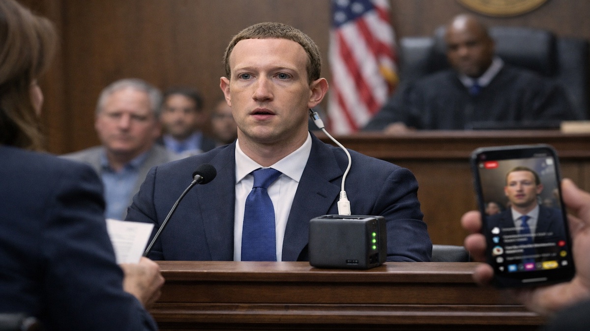 Zuckerberg_testify Mark Zuckerberg testifies in court with jury watching via Instagram
