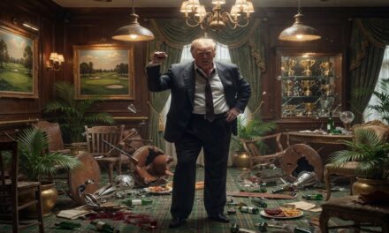 Trump Wins Bar Fight By Punching Himself In The Face